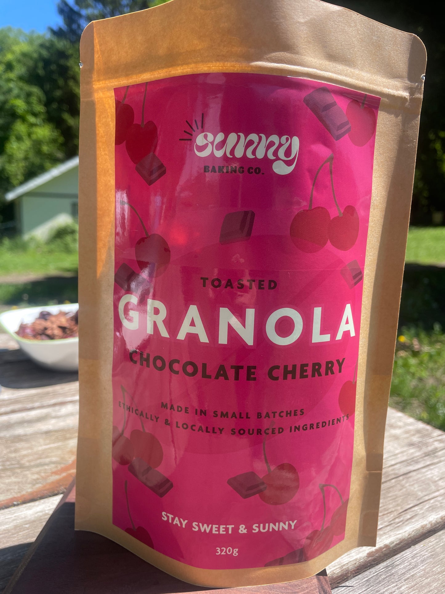Chocolate Cherry Toasted Granola