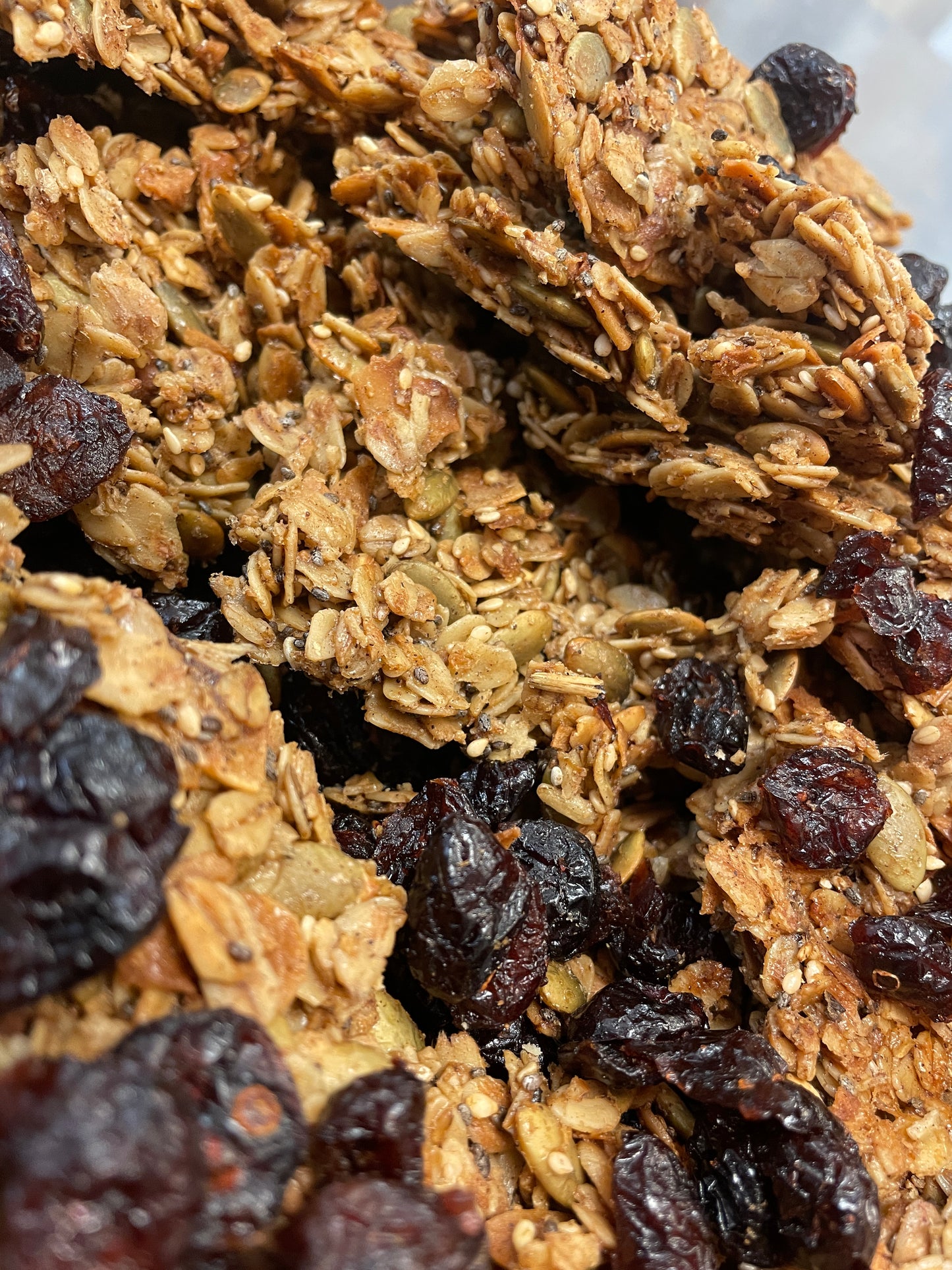 Maple Cranberry Toasted Granola