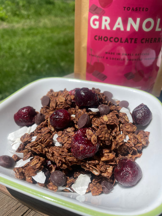 Chocolate Cherry Toasted Granola